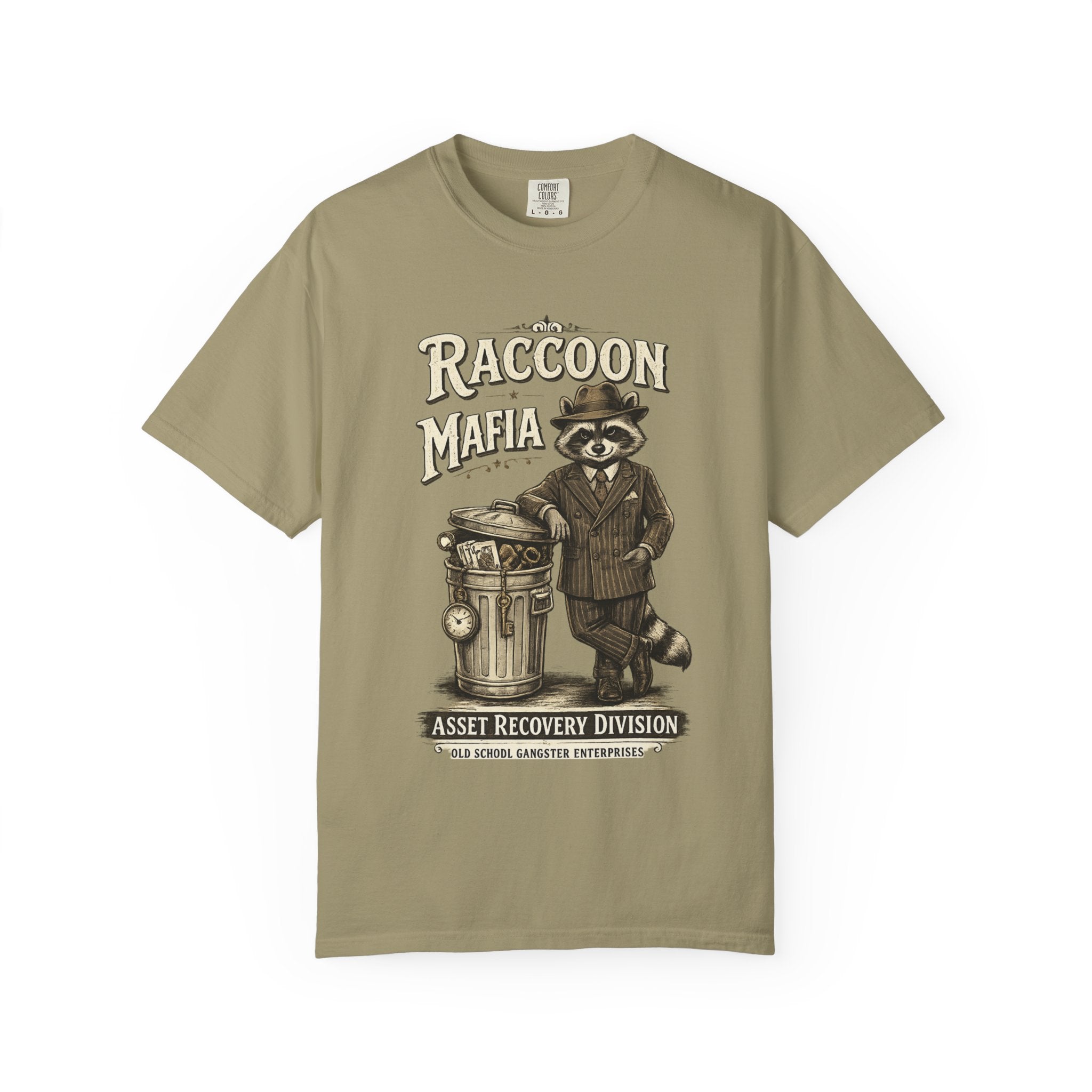 OGE Vintage T-Shirt — Racoon Mafia Distressed Graphic Tee