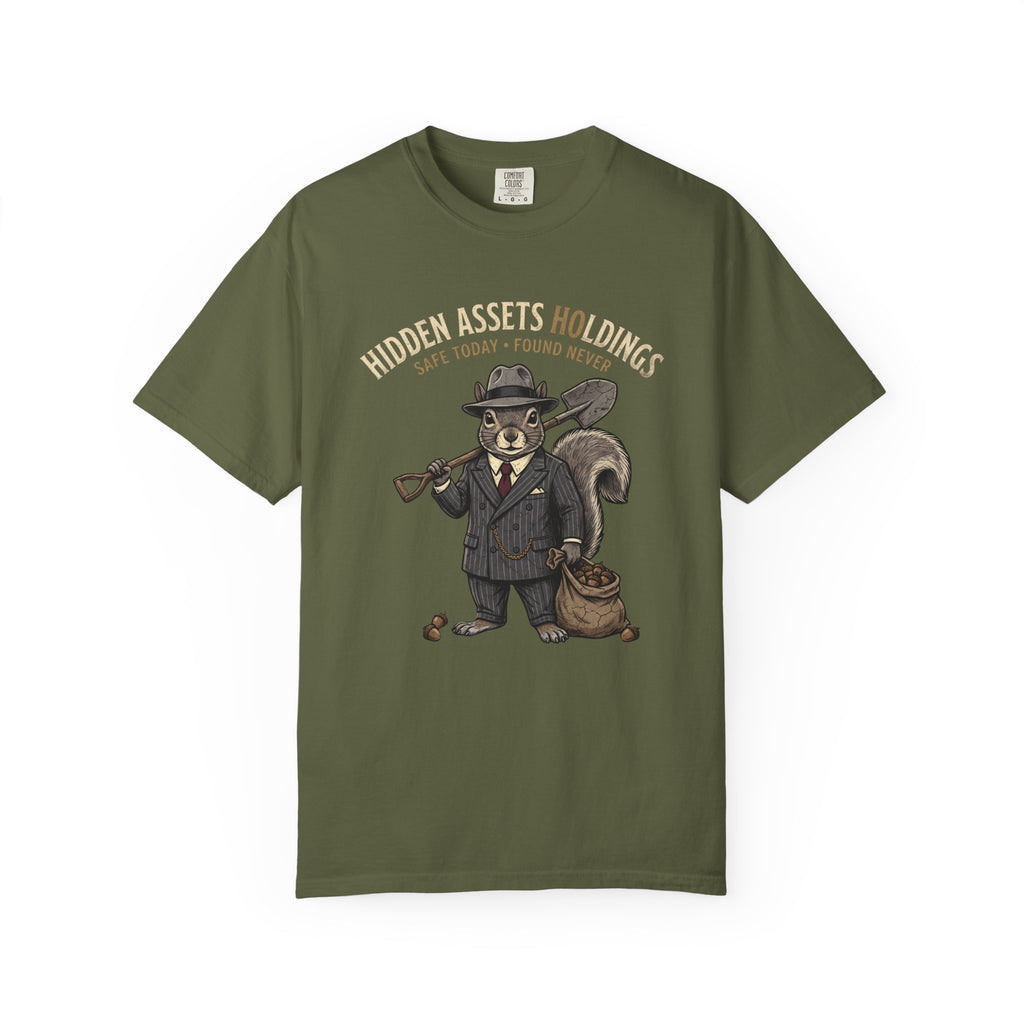 Hidden Assets Holdings Vintage T-Shirt — Distressed Graphic Tee