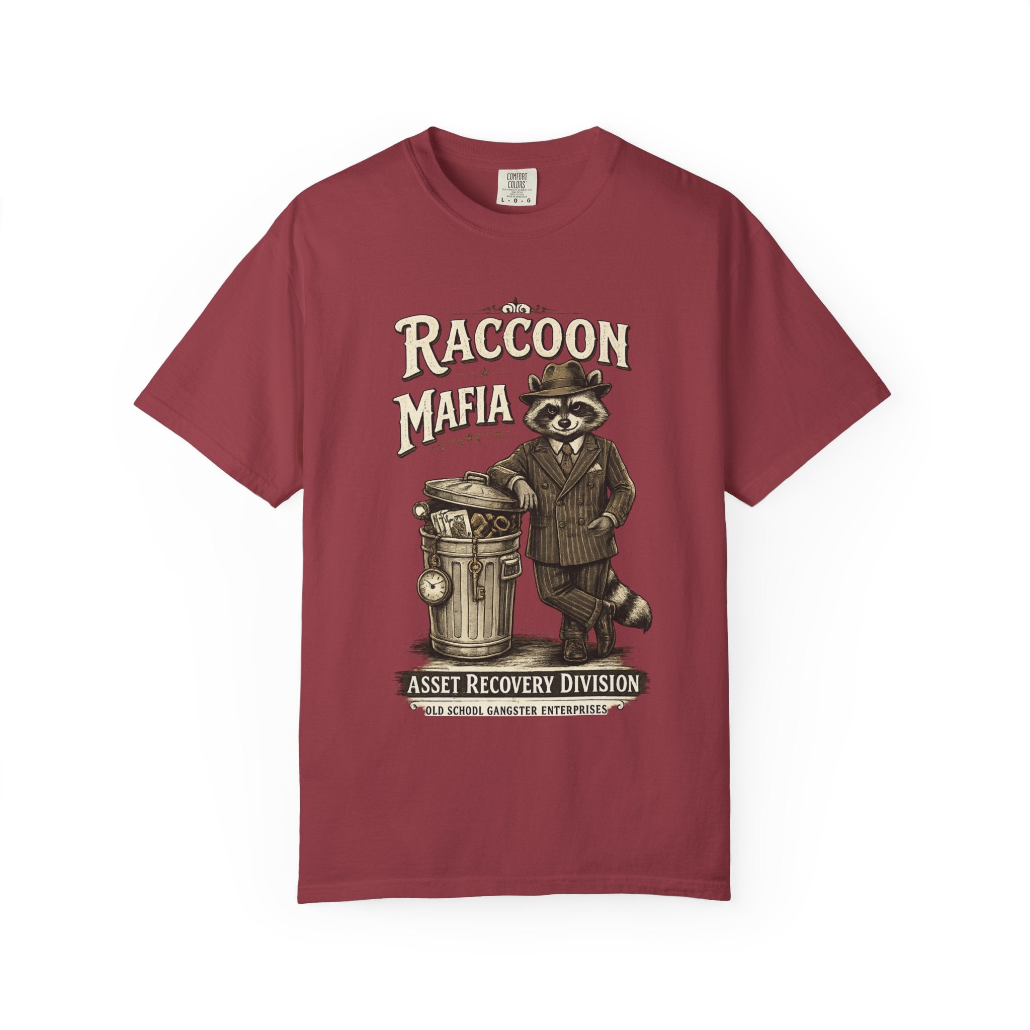 OGE Vintage T-Shirt — Racoon Mafia Distressed Graphic Tee