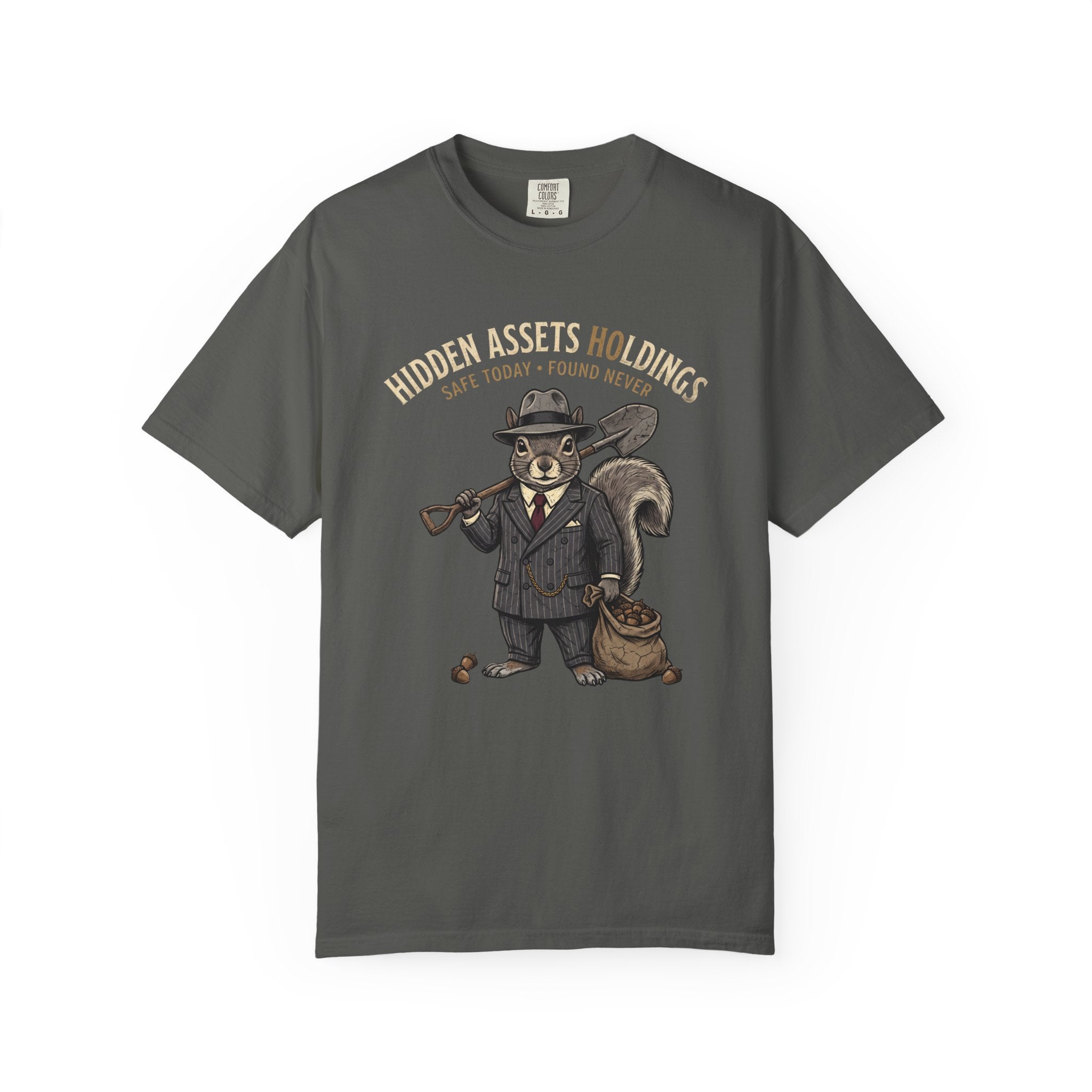 Hidden Assets Holdings Vintage T-Shirt — Distressed Graphic Tee
