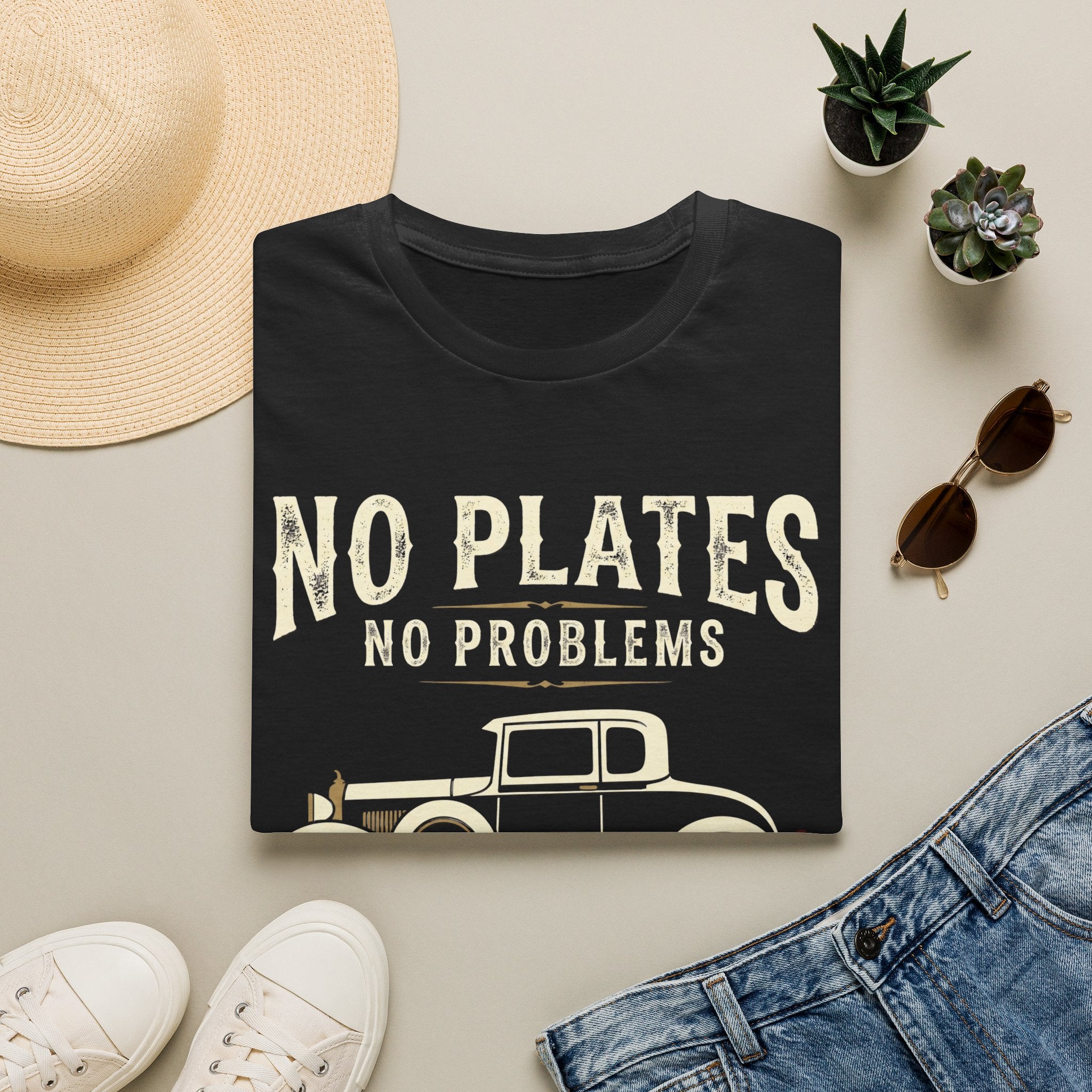 No Plates No Problems T-Shirt