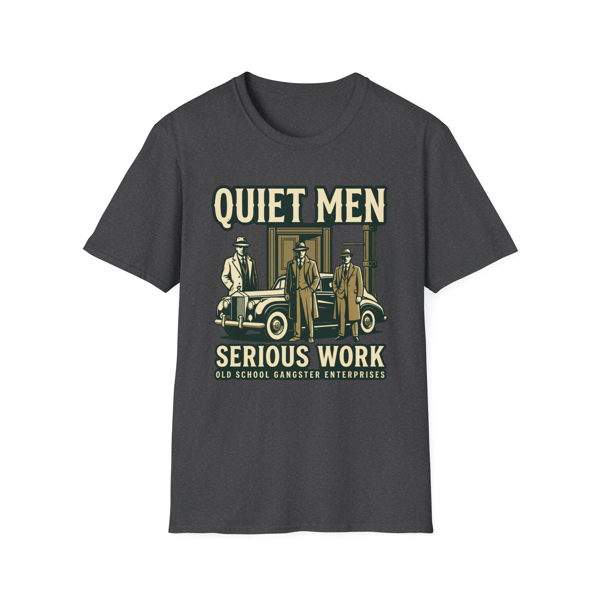 Quiet Men Serious Work T-Shirt
