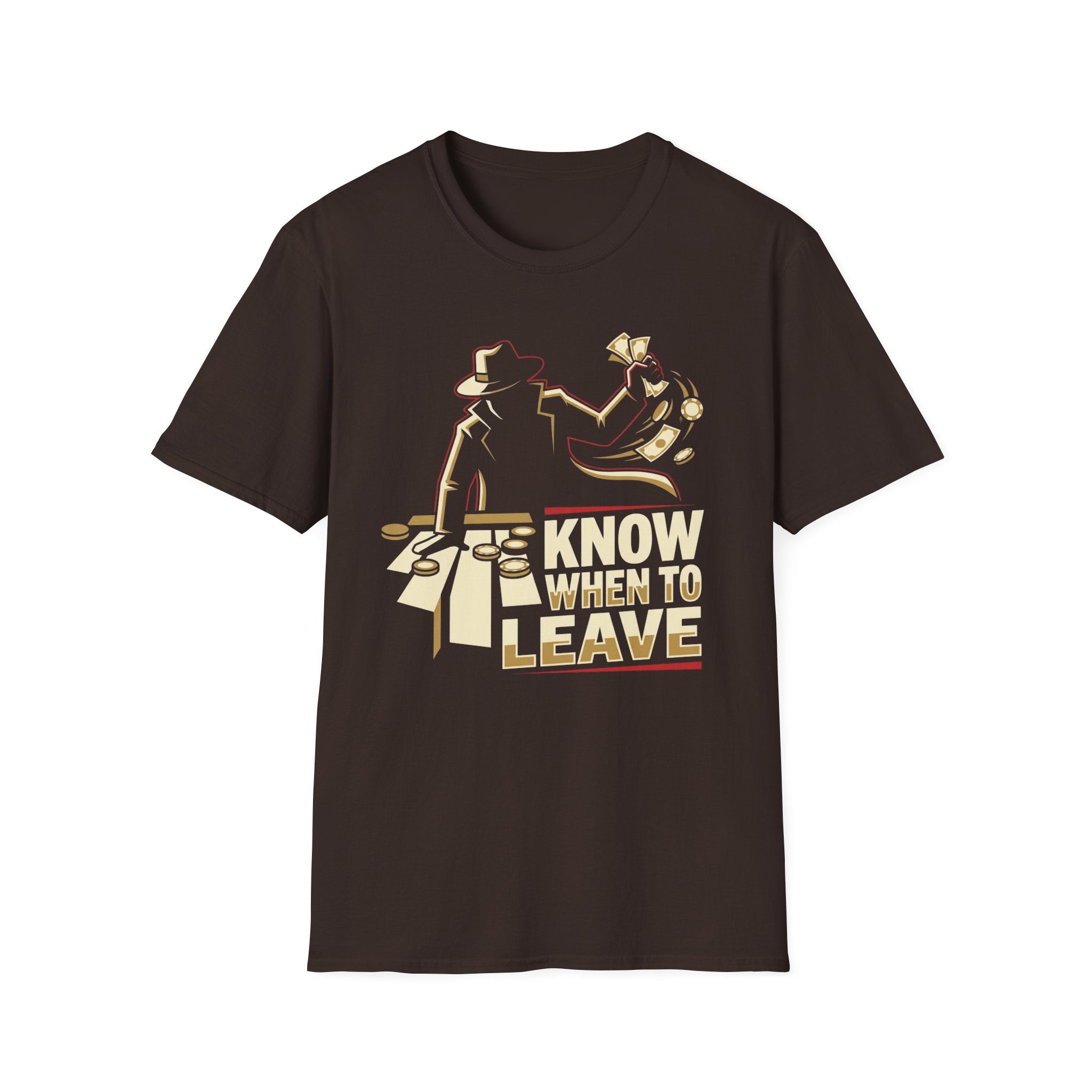 Know When to Leave T-Shirt Black