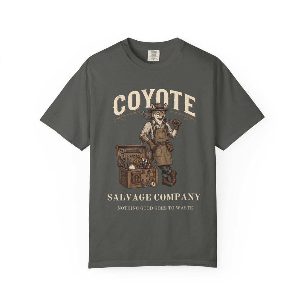 Coyote Salvage Co Vintage T-Shirt — Distressed Graphic Tee
