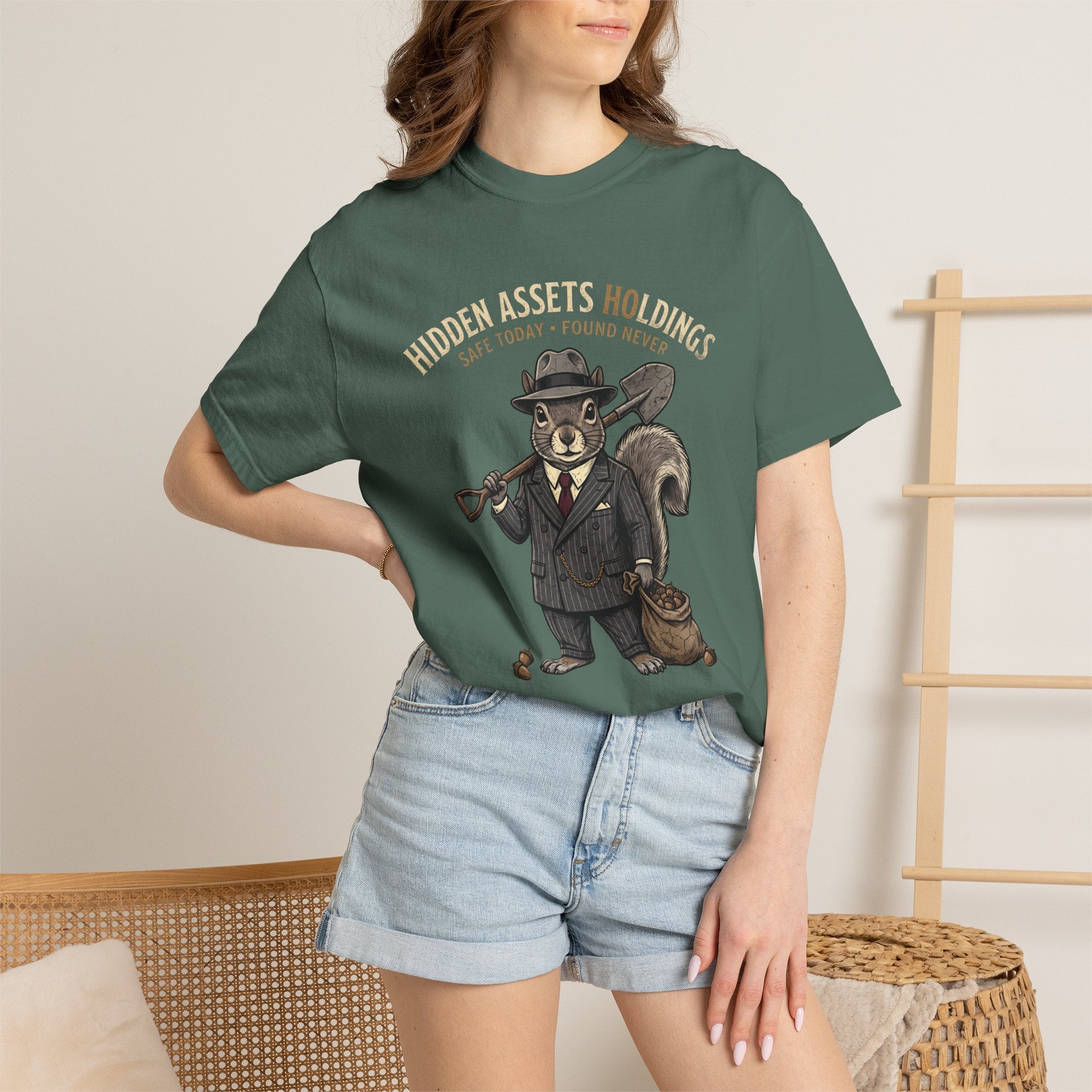 Hidden Assets Holdings Vintage T-Shirt — Distressed Graphic Tee