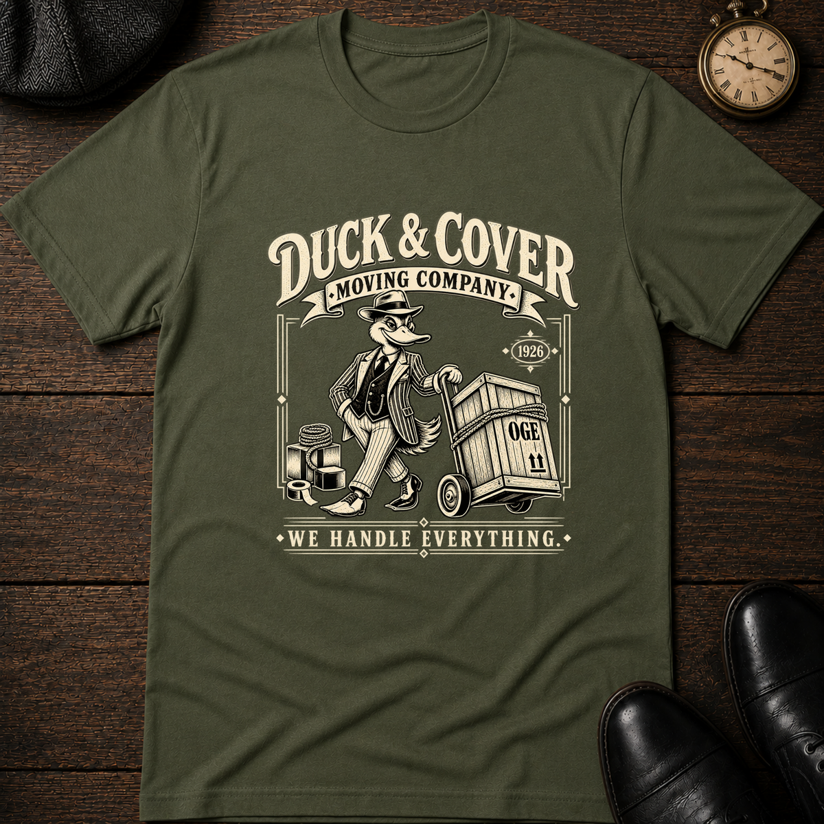 Duck & Cover Moving Co T-Shirt