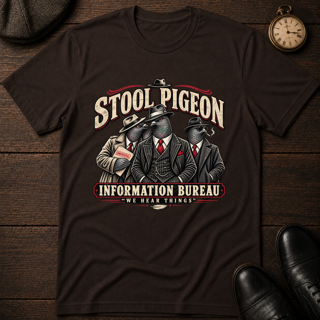 Stool Pigeon Information Bureau T-Shirt