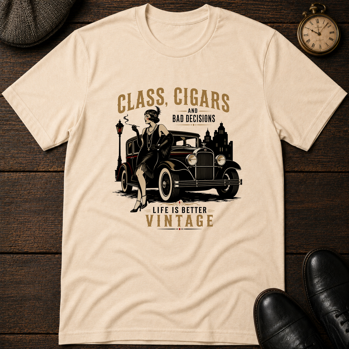 Class, Cigars and Bad Decisions T-Shirt