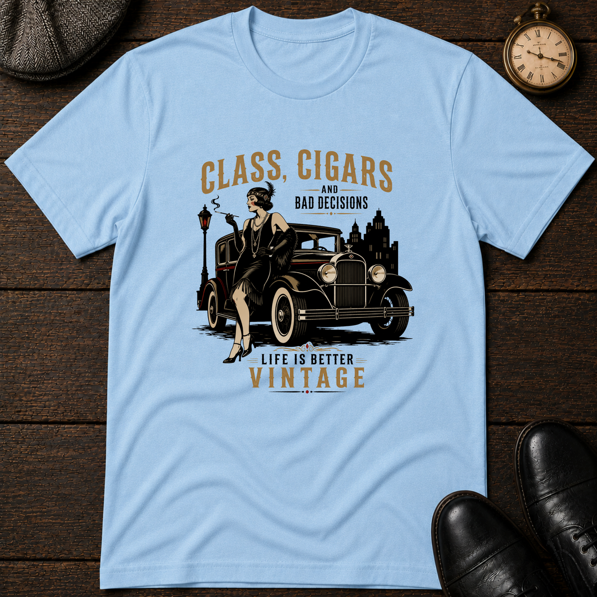 Class, Cigars and Bad Decisions T-Shirt