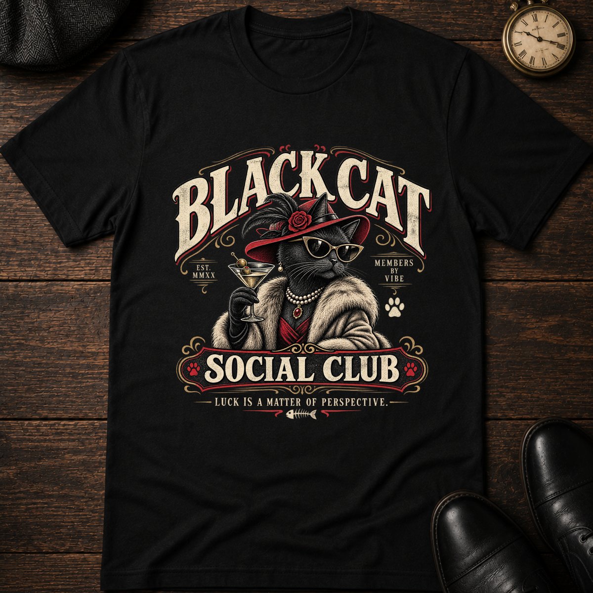 Black Cat Social Club T-Shirt
