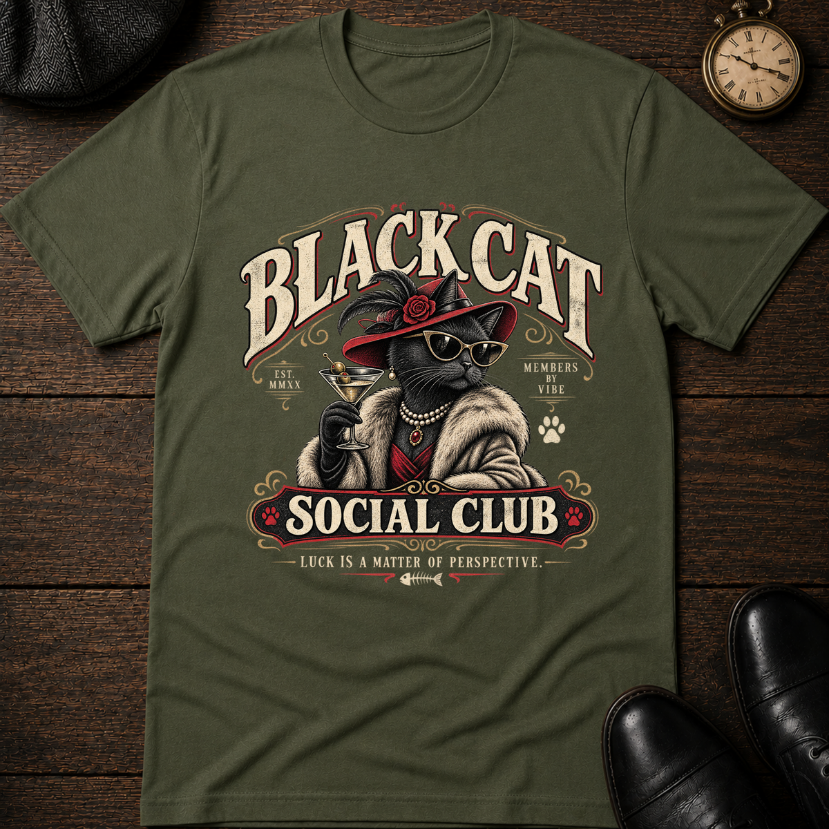 Black Cat Social Club T-Shirt