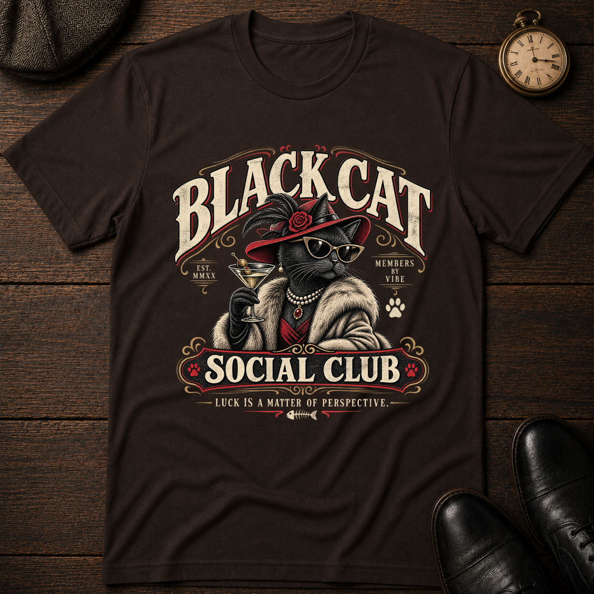Black Cat Social Club T-Shirt