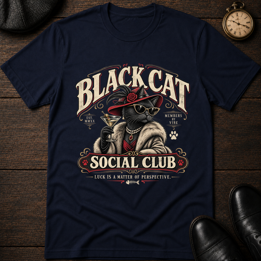 Black Cat Social Club T-Shirt