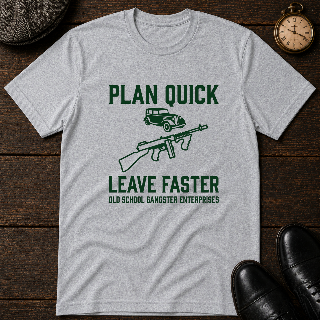 Plan Quick Leave Faster OGE T-Shirt