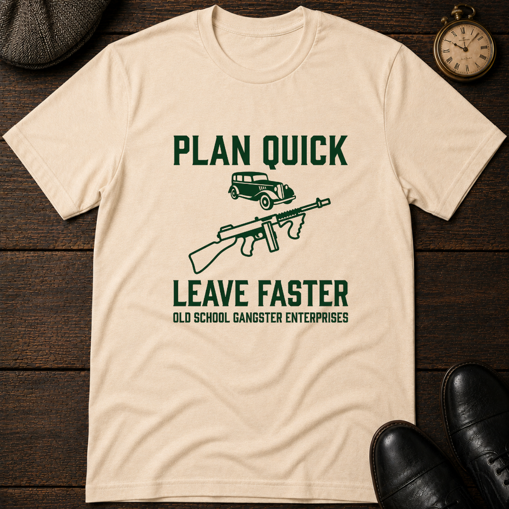 Plan Quick Leave Faster OGE T-Shirt
