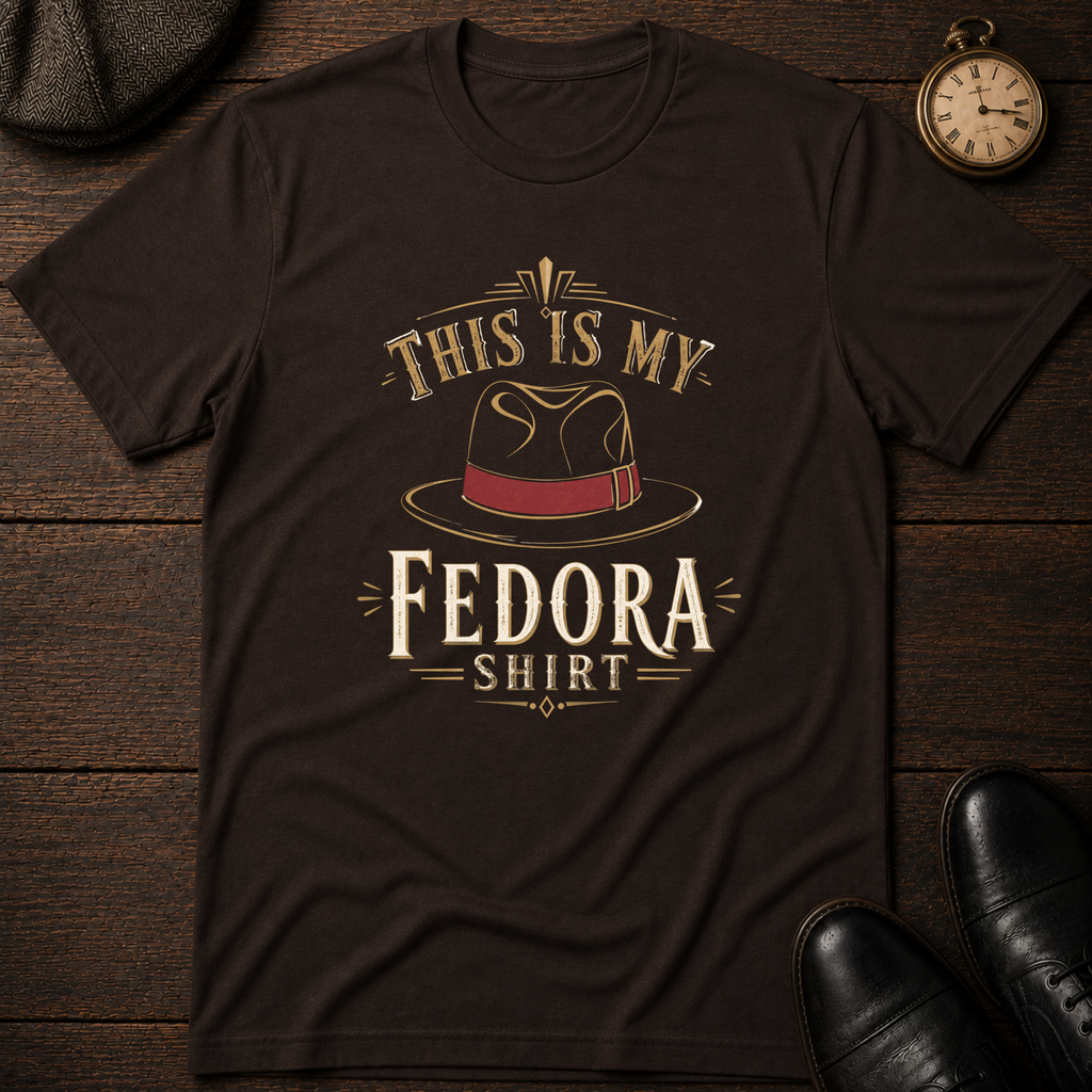 Fedora Shirt T-Shirt Black
