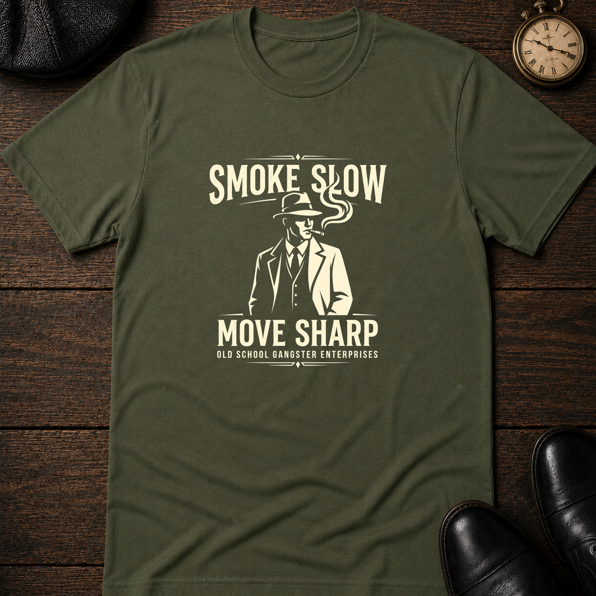 Smoke Slow Move Sharp T-Shirt