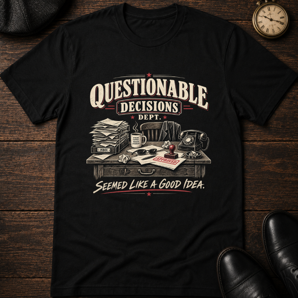 Questionable Decisions Dept T-Shirt