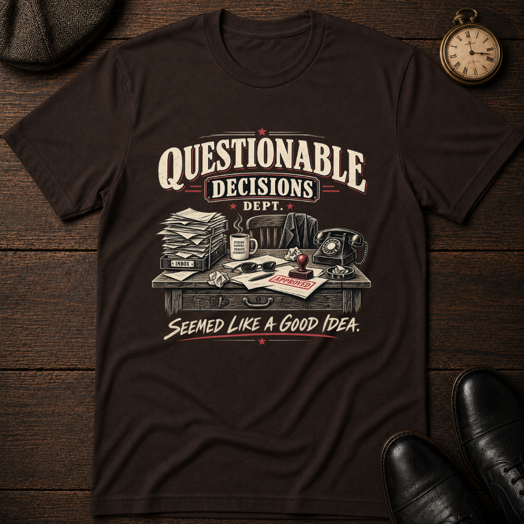 Questionable Decisions Dept T-Shirt