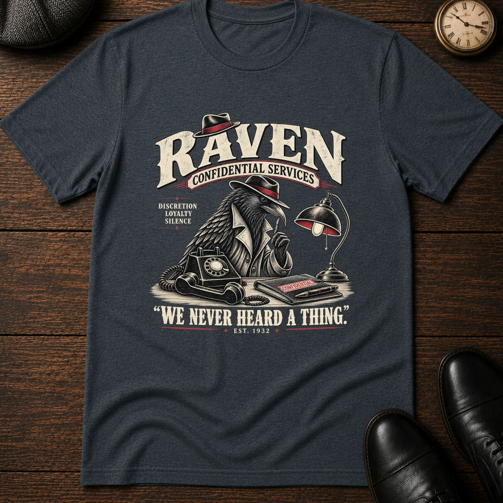 Raven Confidential Services T-Shirt