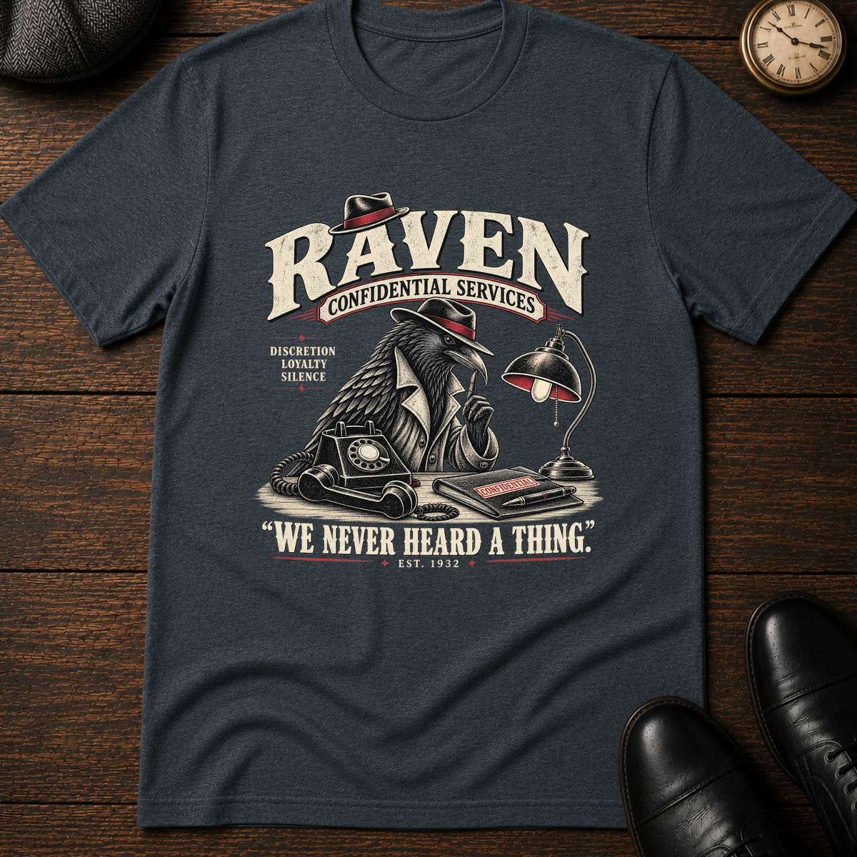 Raven Confidential Services T-Shirt