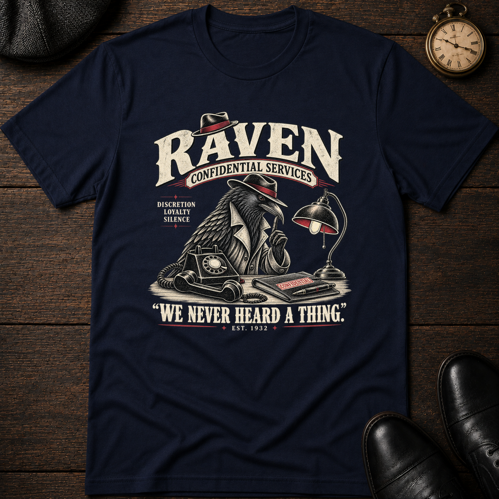 Raven Confidential Services T-Shirt