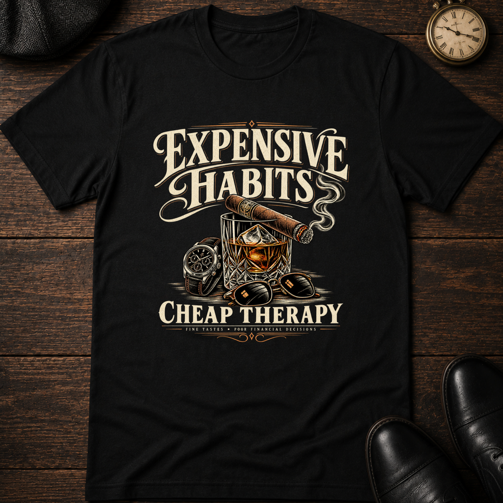 Expensive Habits Cheap Therapy T-Shirt