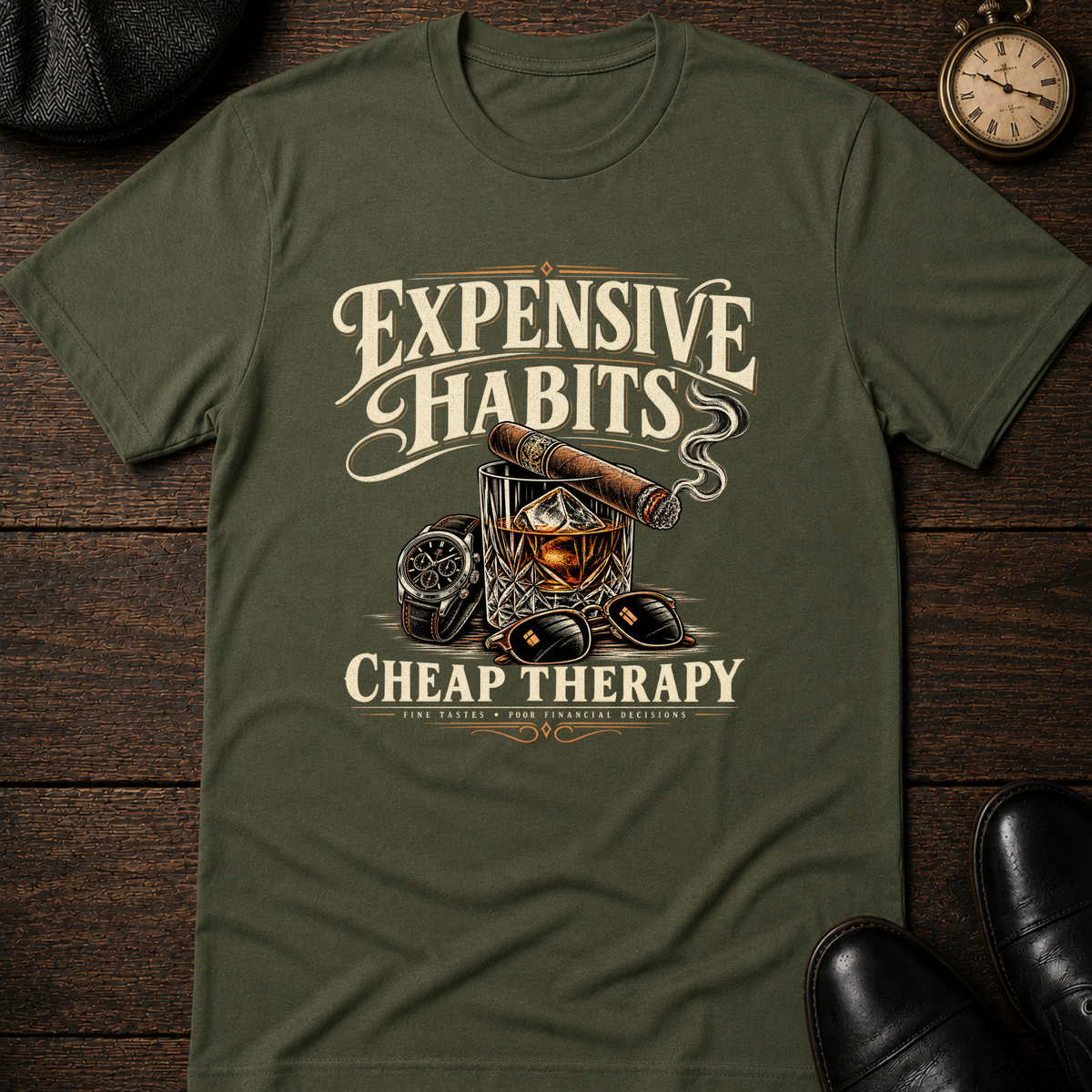 Expensive Habits Cheap Therapy T-Shirt