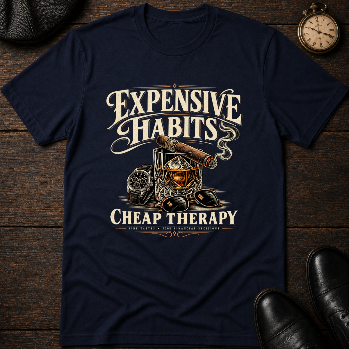 Expensive Habits Cheap Therapy T-Shirt