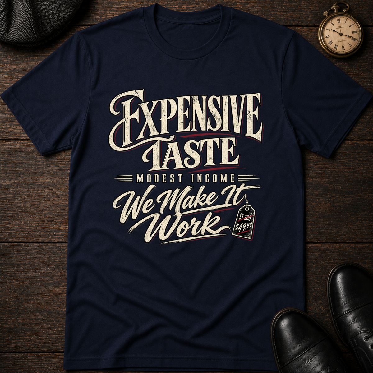 Expensive Taste Modest Income T-Shirt