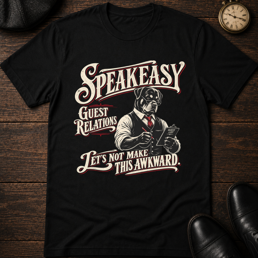 Speakeasy Guest Relations T-Shirt