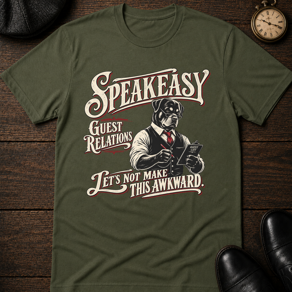 Speakeasy Guest Relations T-Shirt