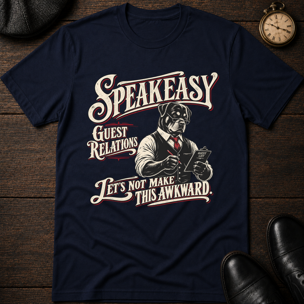 Speakeasy Guest Relations T-Shirt
