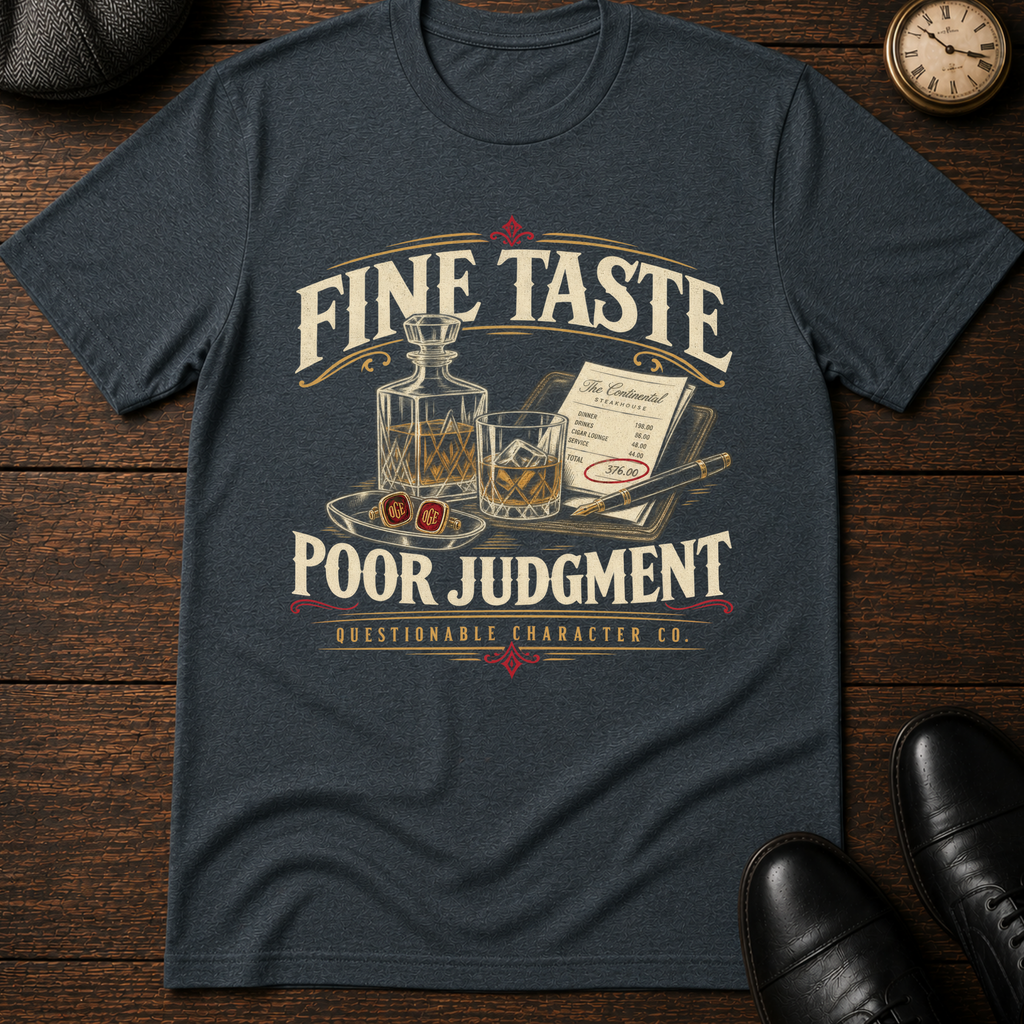Fine Taste Poor Judgement T-Shirt