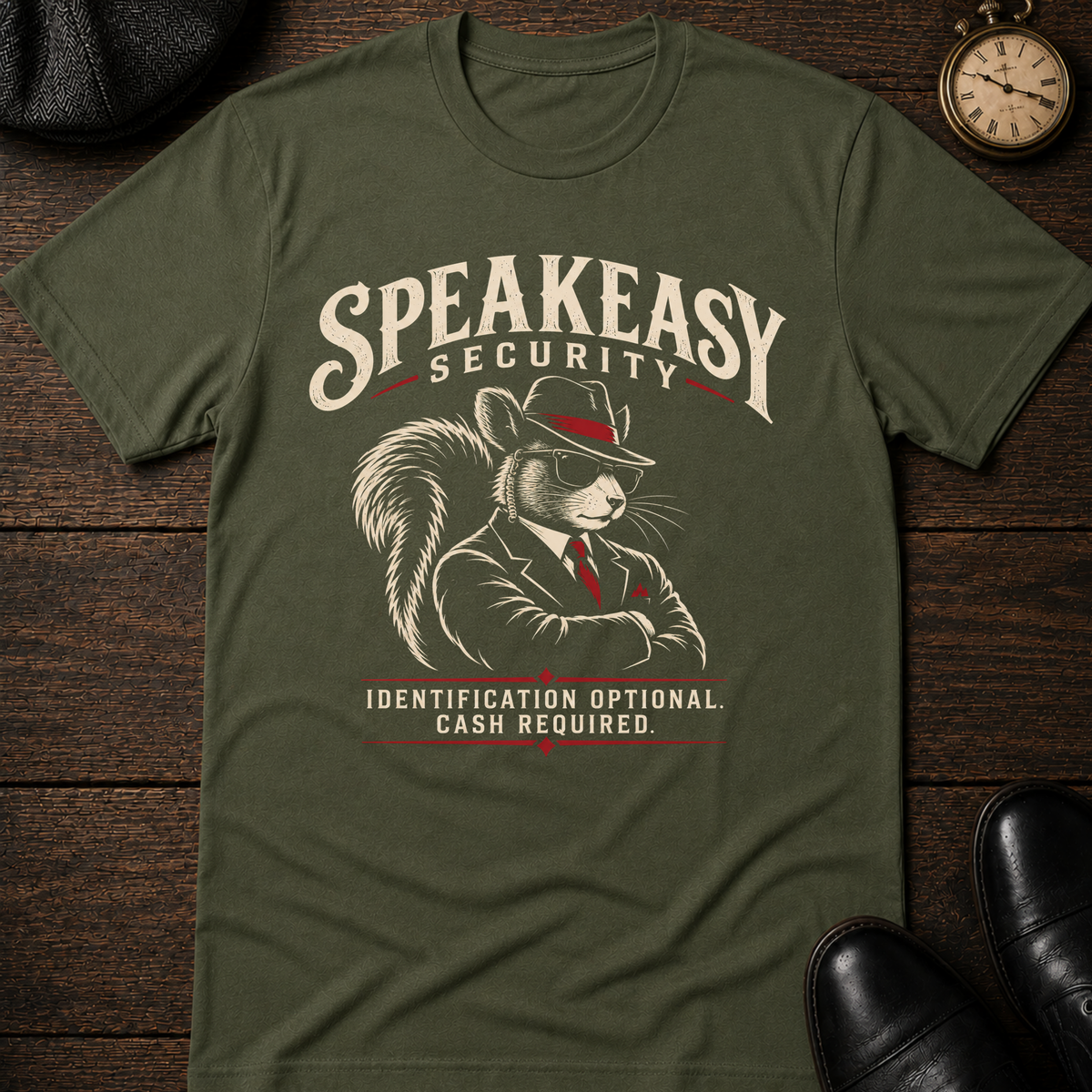 Speakeasy Security ID Optional T-Shirt