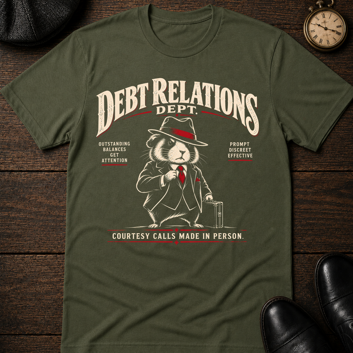 Debt Relations Dept T-Shirt
