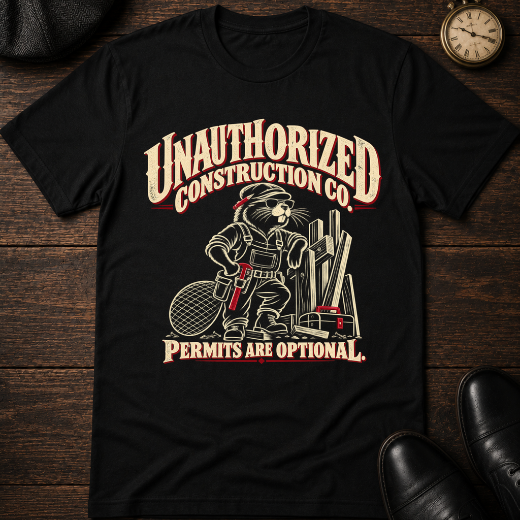 Unauthorized Construction Co T-Shirt