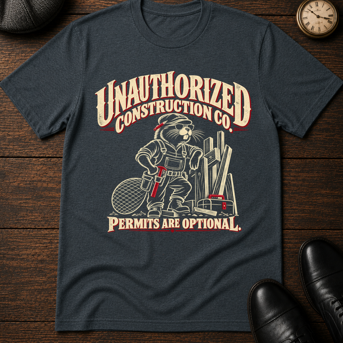 Unauthorized Construction Co T-Shirt