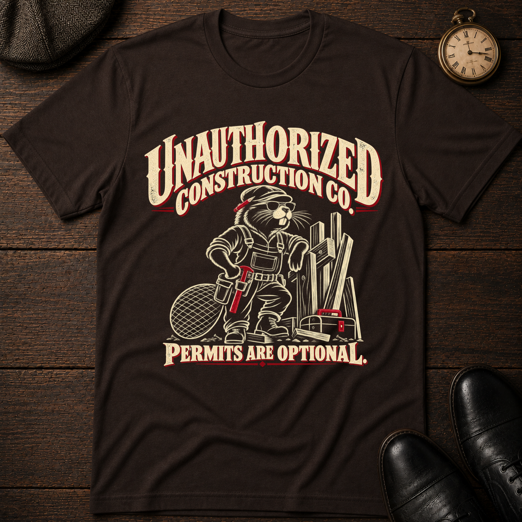 Unauthorized Construction Co T-Shirt