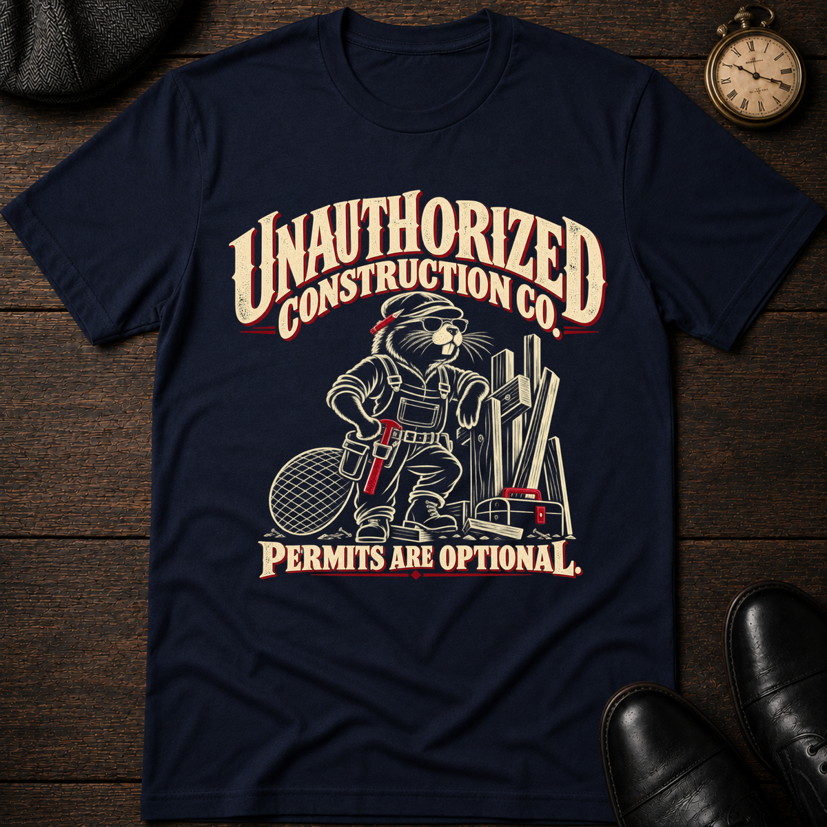 Unauthorized Construction Co T-Shirt