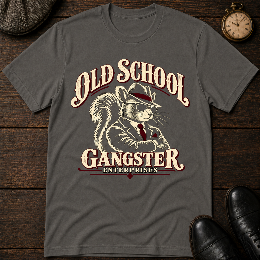 Old School Gangster T-Shirt — Comfort Colors Premium Graphic Tee