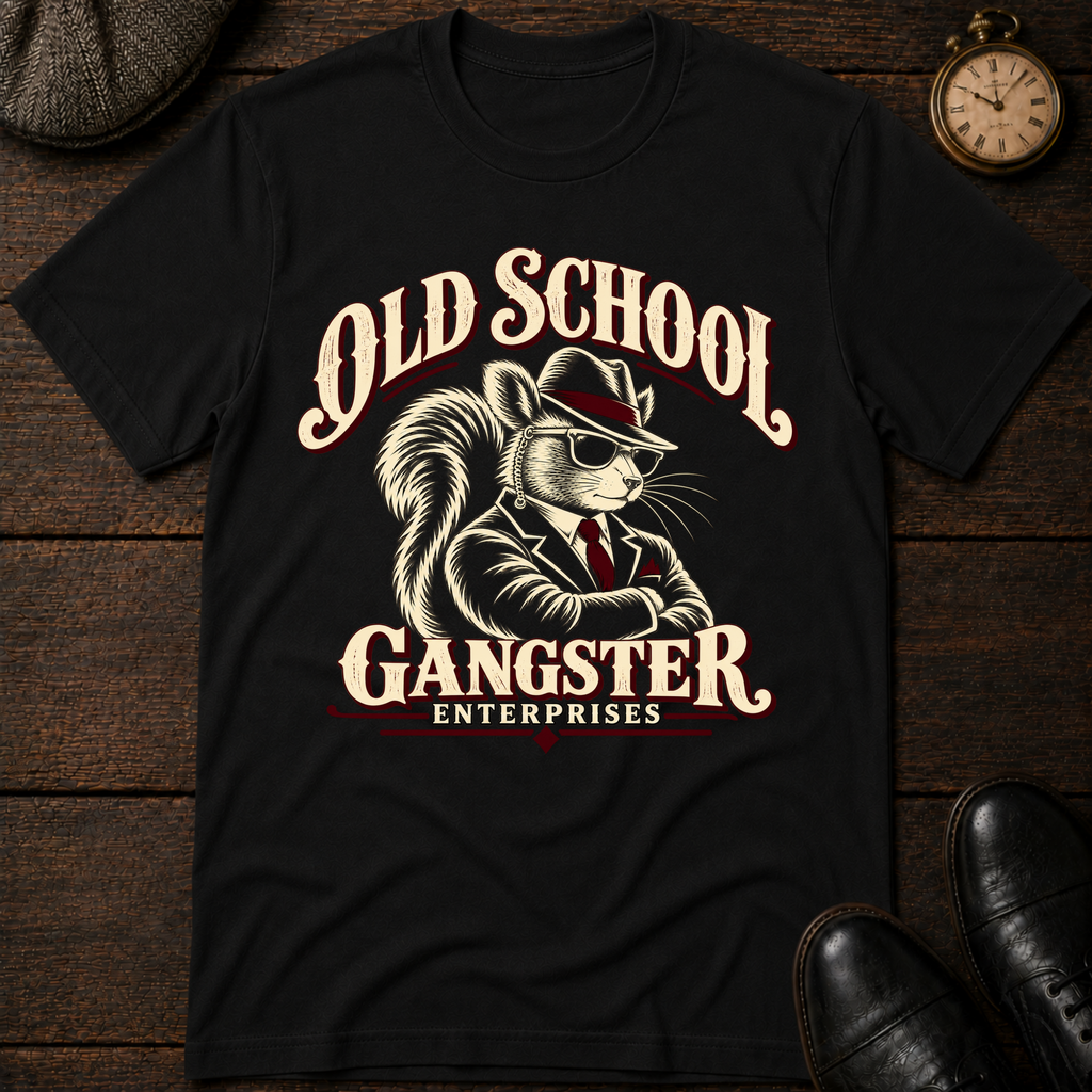 Old School Gangster T-Shirt — Comfort Colors Premium Graphic Tee