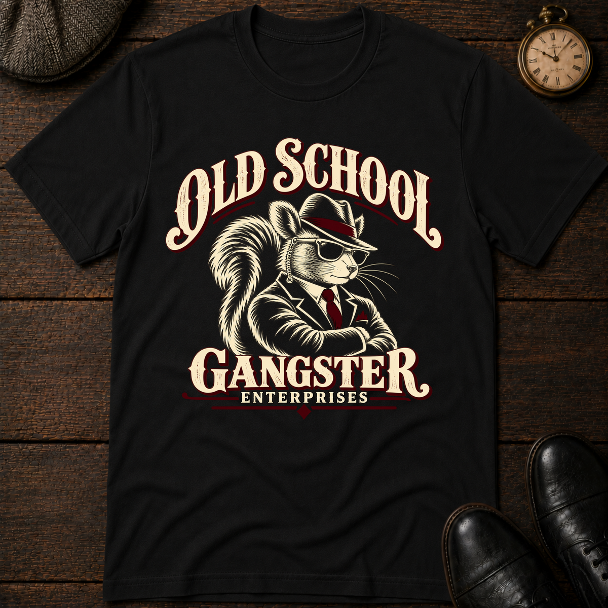Old School Gangster T-Shirt — Comfort Colors Premium Graphic Tee