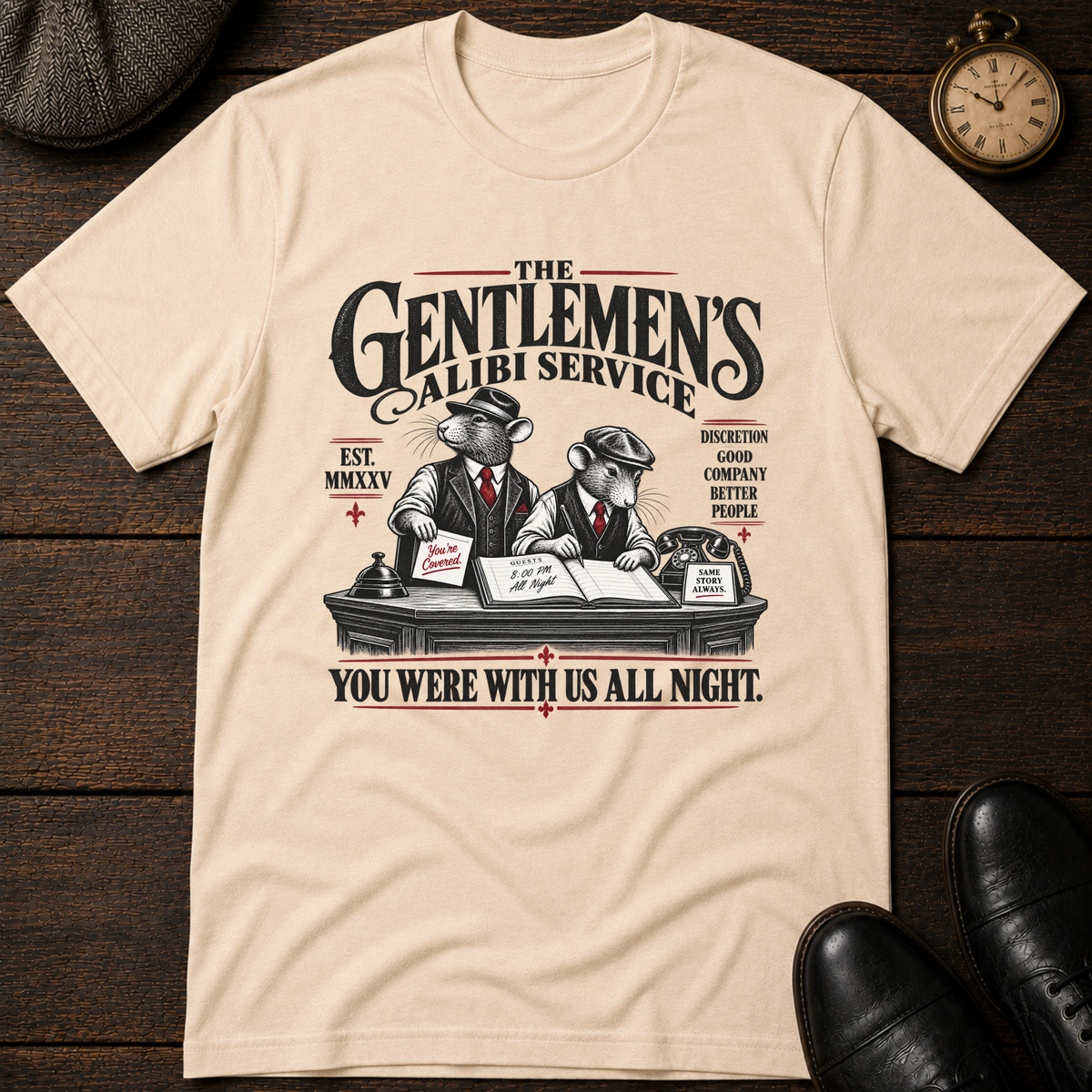 Gentlemen's Alibi Service T-Shirt