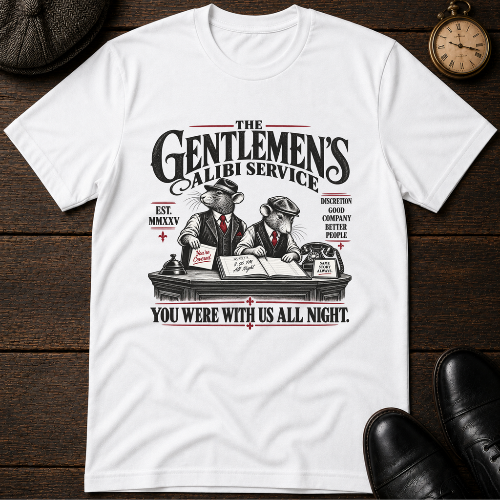 Gentlemen's Alibi Service T-Shirt