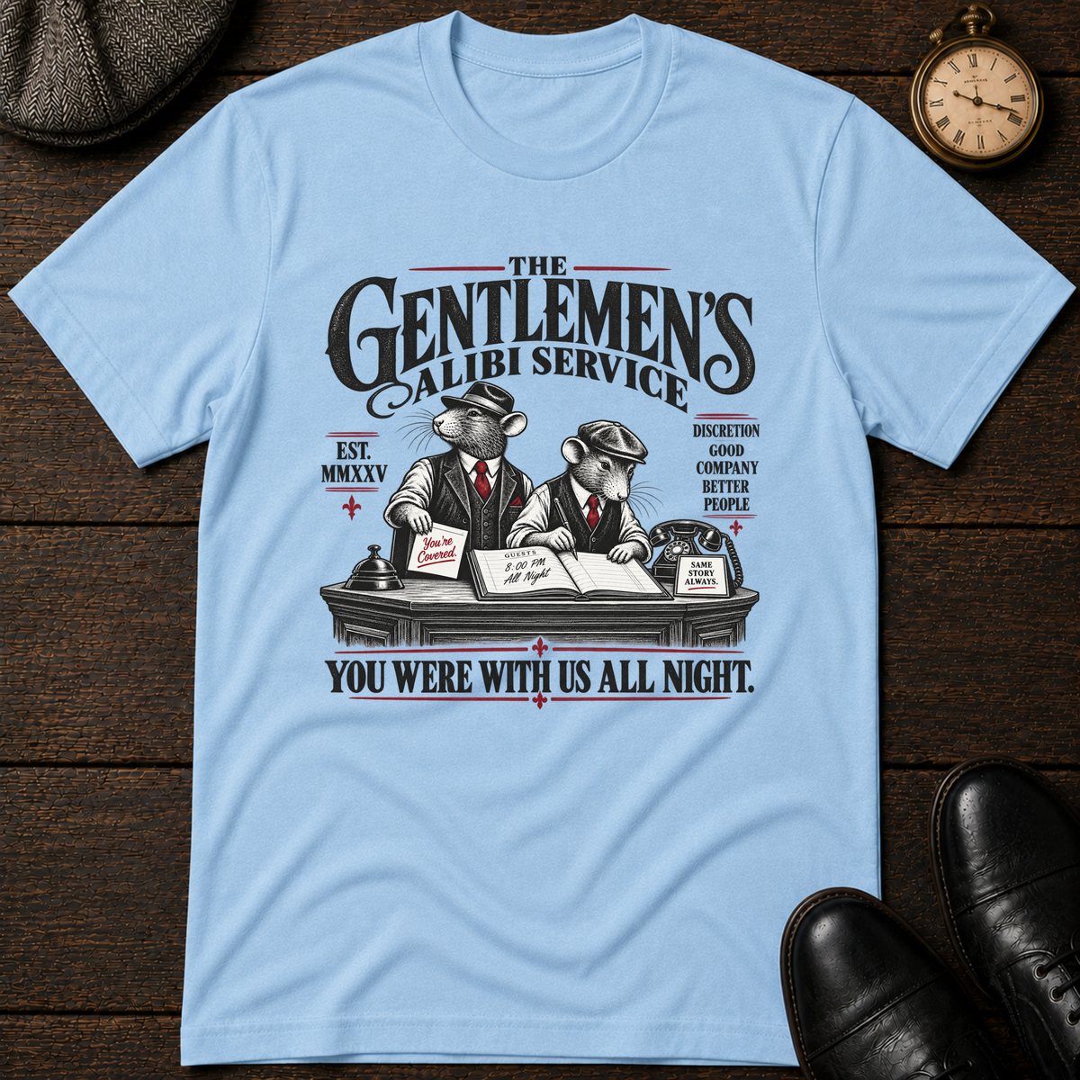 Gentlemen's Alibi Service T-Shirt