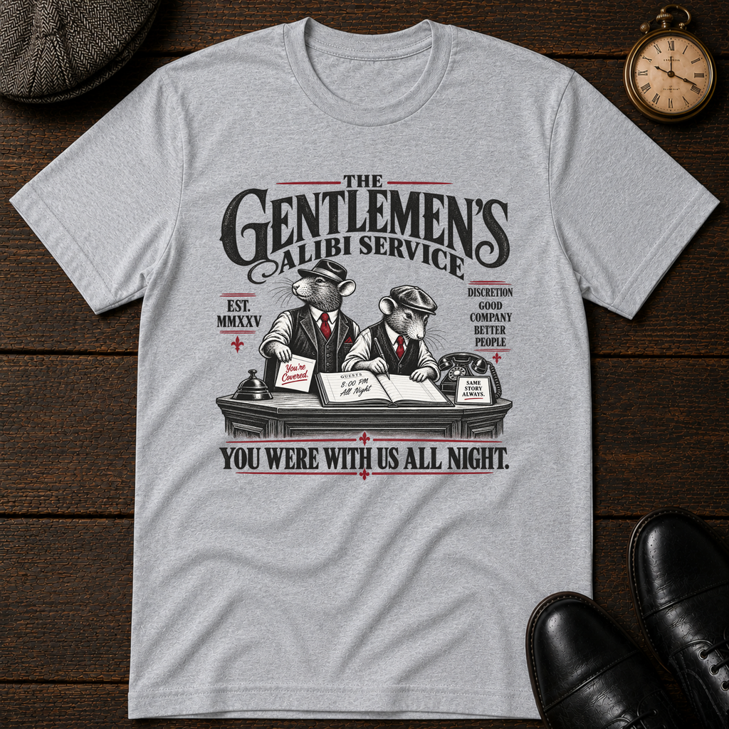 Gentlemen's Alibi Service T-Shirt