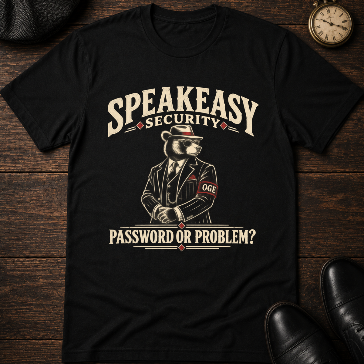 Password or Problem? Speakeasy Security T-Shirt