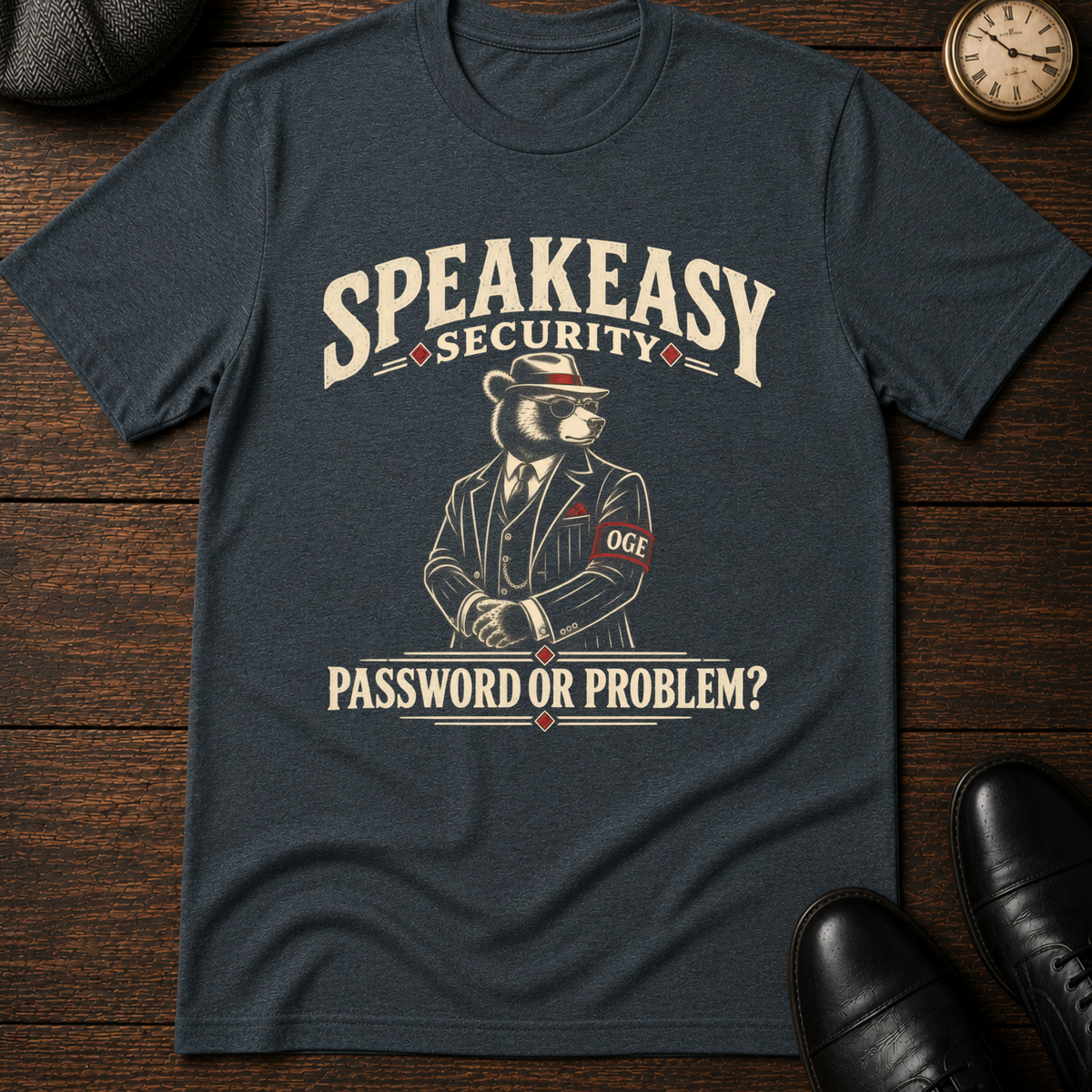 Password or Problem? Speakeasy Security T-Shirt