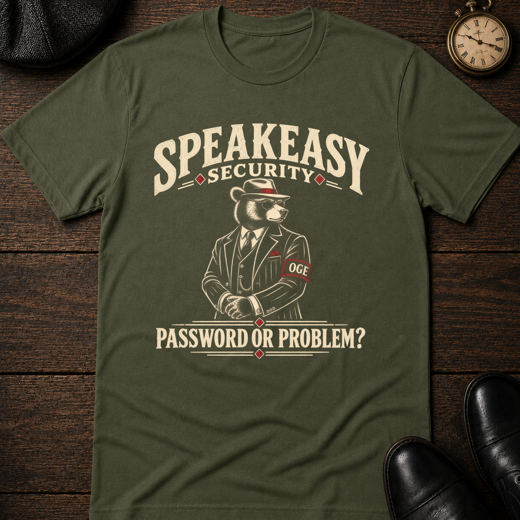 Password or Problem? Speakeasy Security T-Shirt